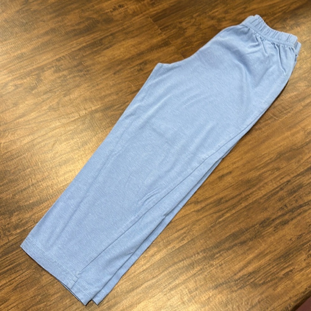 LIKE NEW Luigi Kids Knit Pull-On Pants Light Blue